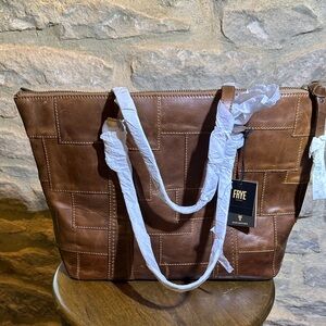 Frye Melissa Patchwork Leather Tote